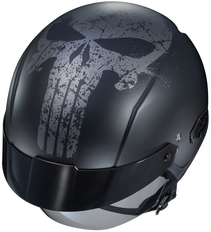 HJC IS-CRUISER Punisher Grey Helmet