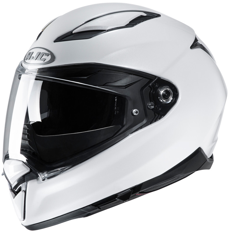 HJC F70 Solid Gloss White Helmet