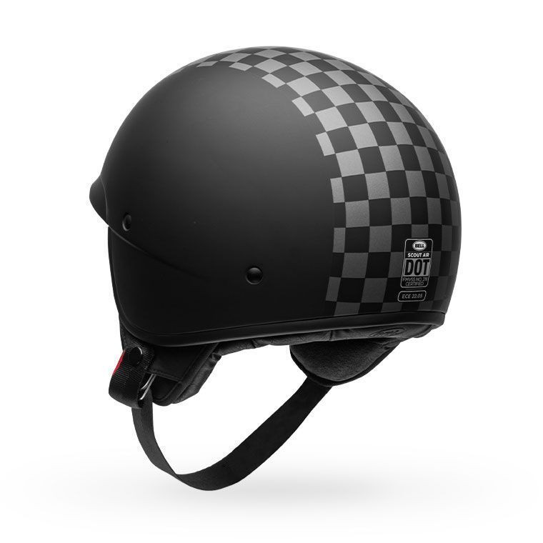 Bell Scout Air Cruiser Helmet Check Matte Black/White
