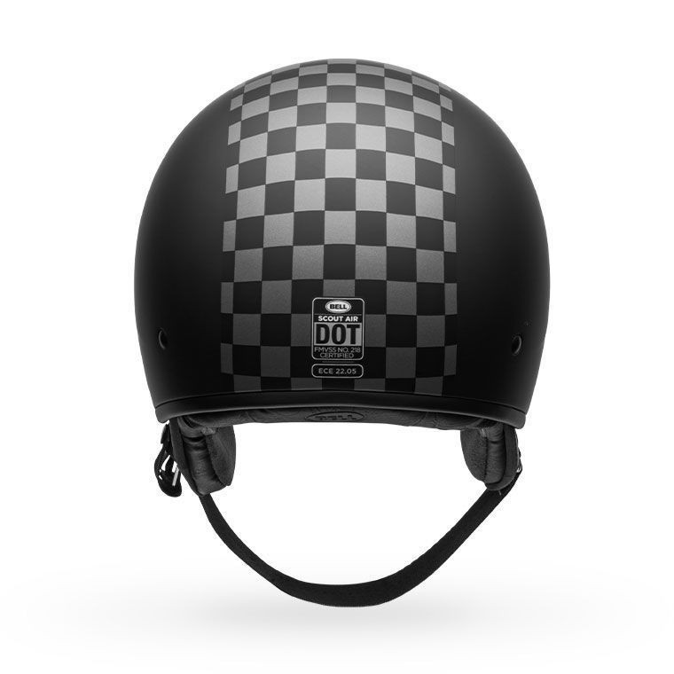 Bell Scout Air Cruiser Helmet Check Matte Black/White