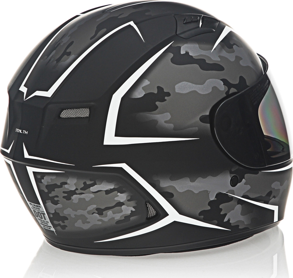 Bell Qualifier Helmet Stealth Camo Matte Black/White