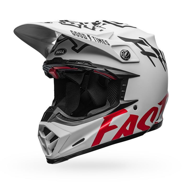 Bell Moto-9 Flex Helmet Fasthouse WRWF Matte/White/Red/Black