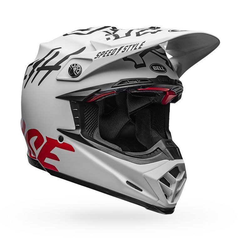 Bell Moto-9 Flex Helmet Fasthouse WRWF Matte/White/Red/Black