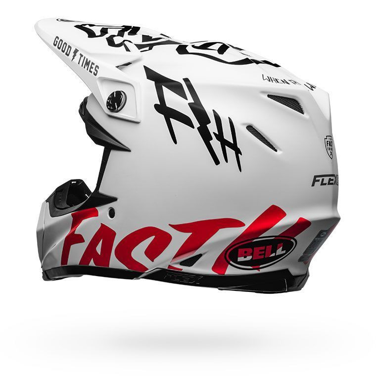 Bell Moto-9 Flex Helmet Fasthouse WRWF Matte/White/Red/Black