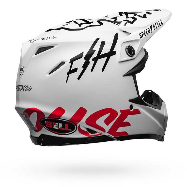 Bell Moto-9 Flex Helmet Fasthouse WRWF Matte/White/Red/Black