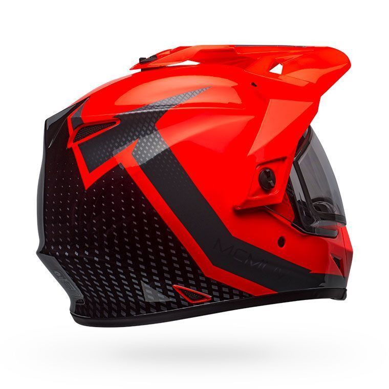 Bell MX-9 Adv Snow Dual Helmet Switchback Reflect Gloss Black/Flo
