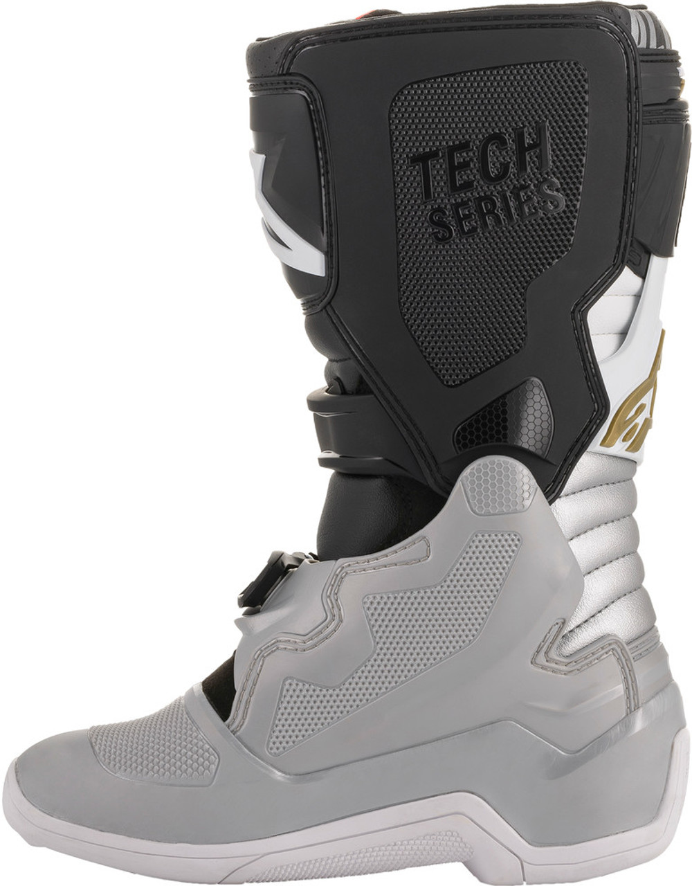 Alpinestars Tech 7S BLACK/SILVER/WHITE/GOLD Boots