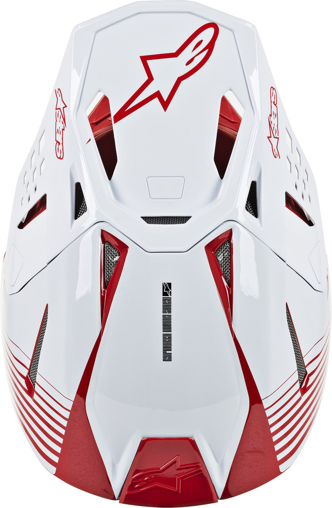 Alpinestars SUPERTech M10 DYNO GLOSS RED/WHITE Helmet