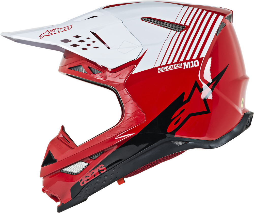 Alpinestars SUPERTech M10 DYNO RED/WHITE Helmet
