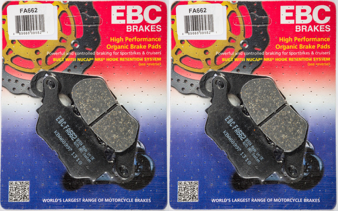 EBC Brake Pads FA662 (2 Packs - Enough for 2 Rotors)