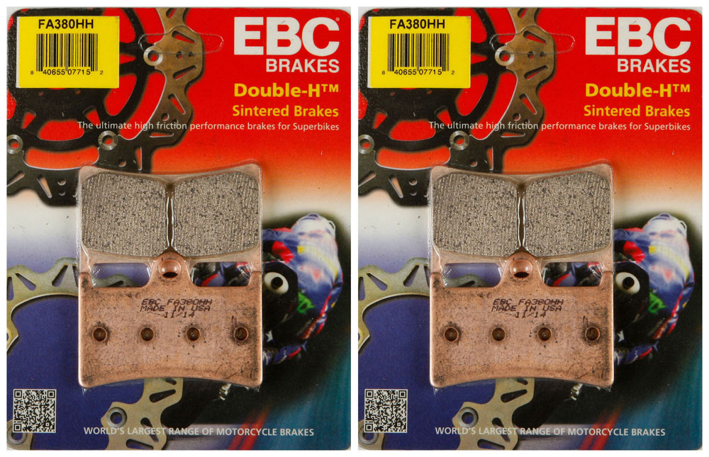 EBC Double-H Sintered Metal Brake Pads FA380HH (2 Packs - Enough for 2 Rotors)