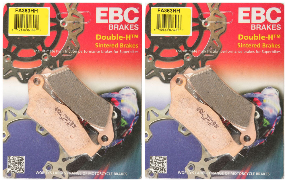 EBC Double-H Sintered Metal Brake Pads FA363HH (2 Packs - Enough for 2 Rotors)