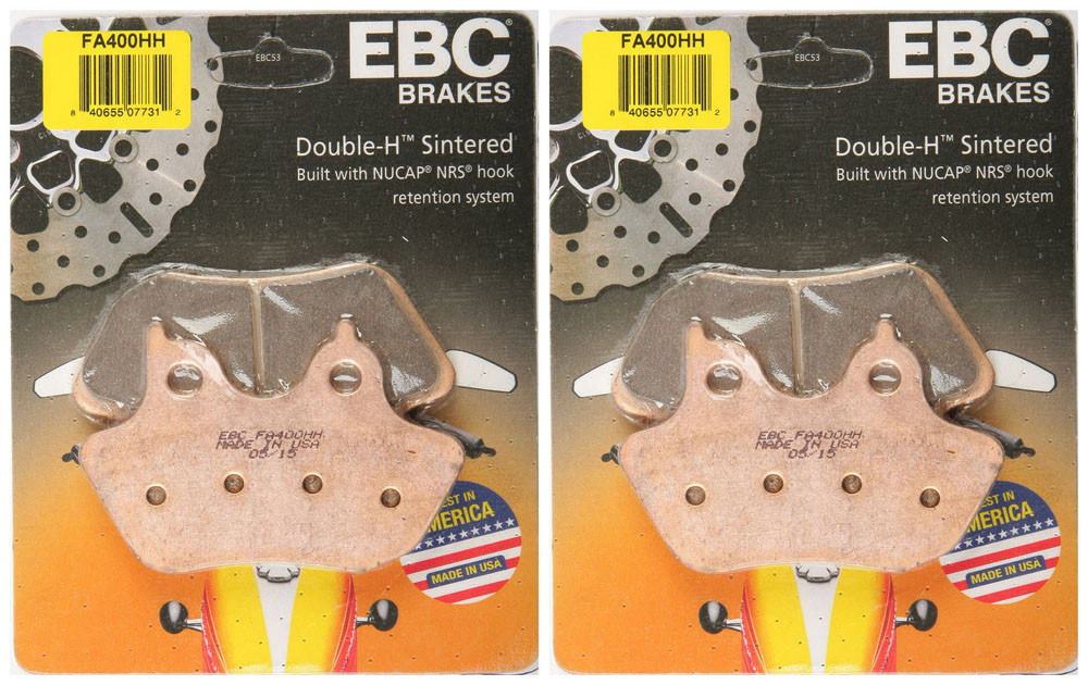 EBC Double-H Sintered Metal Brake Pads FA400HH (2 Packs - Enough for 2 Rotors)