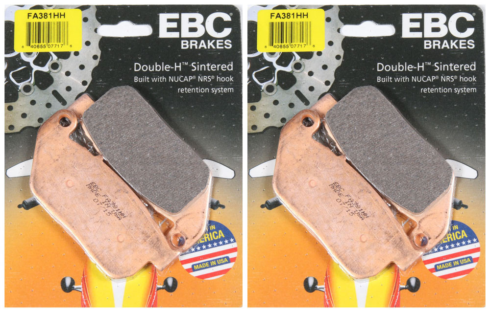 EBC Double-H Sintered Metal Brake Pads FA381HH (2 Packs - Enough for 2 Rotors)