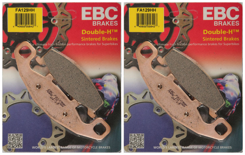 EBC Double-H Sintered Metal Brake Pads FA129HH (2 Packs - Enough for 2 Rotors)