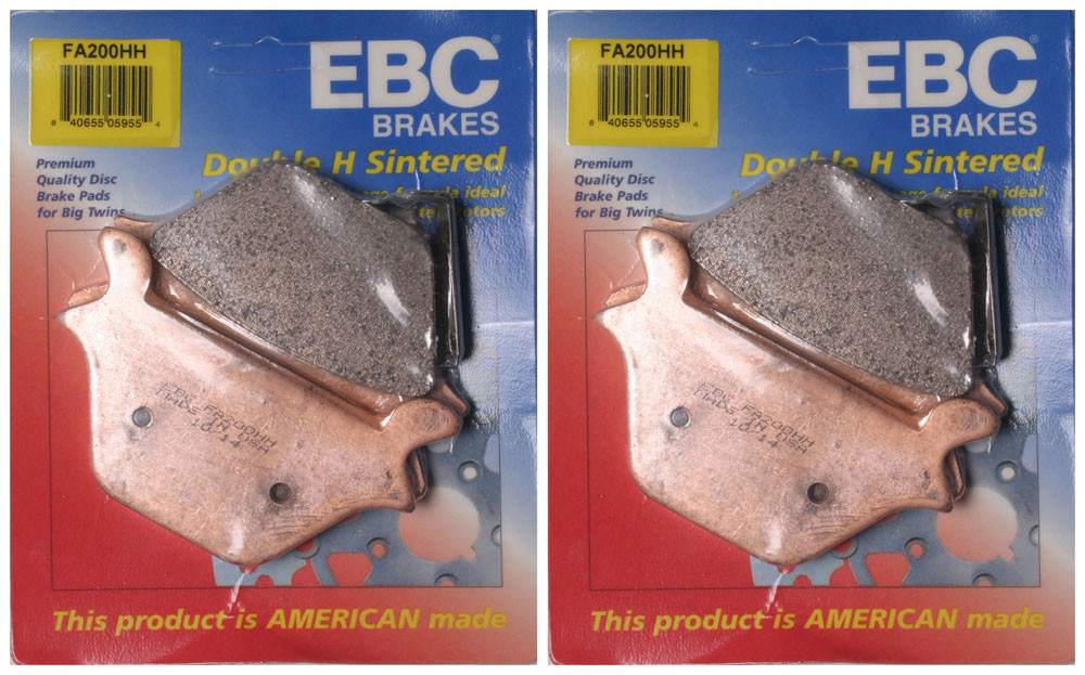 EBC Double-H Sintered Metal Brake Pads FA200HH (2 Packs - Enough for 2 Rotors)