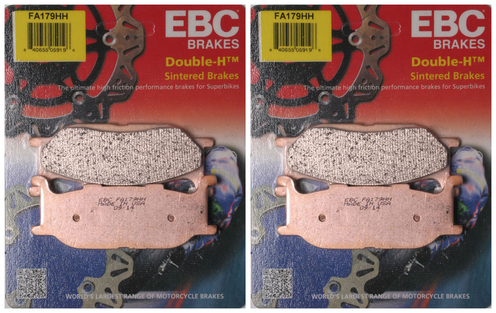 EBC Double-H Sintered Metal Brake Pads FA179HH (2 Packs - Enough for 2 Rotors)