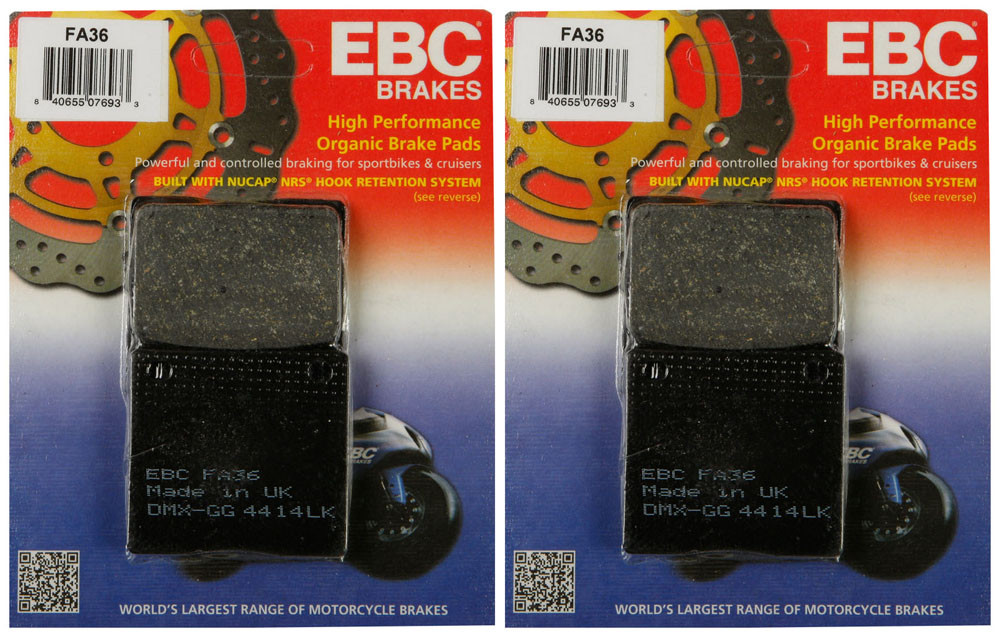 EBC Organic Brake Pads FA36 (2 Packs - Enough for 2 Rotors)