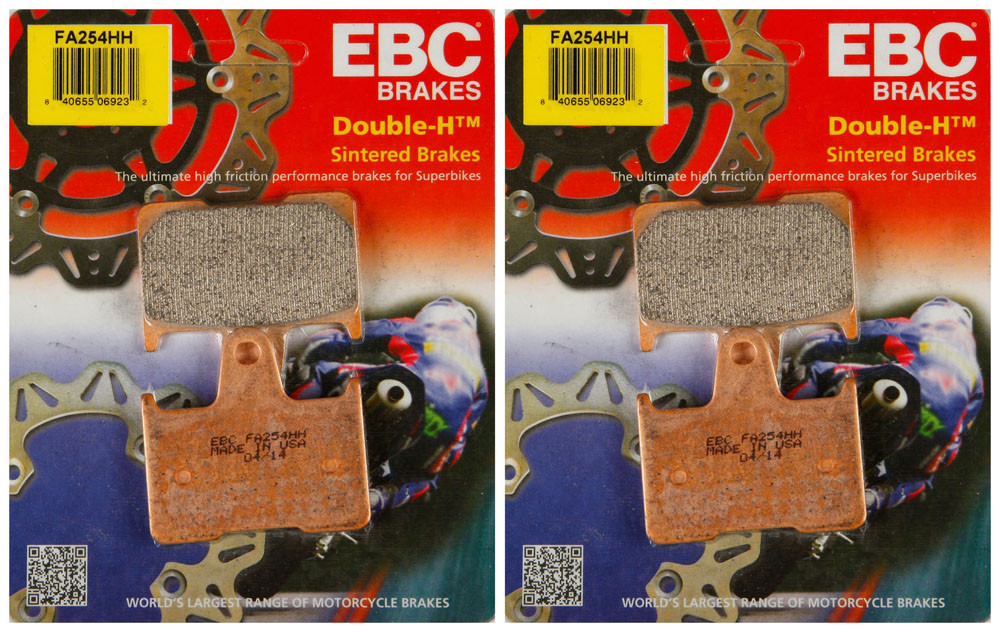 EBC Double-H Sintered Metal Brake Pads FA254HH (2 Packs - Enough for 2 Rotors)