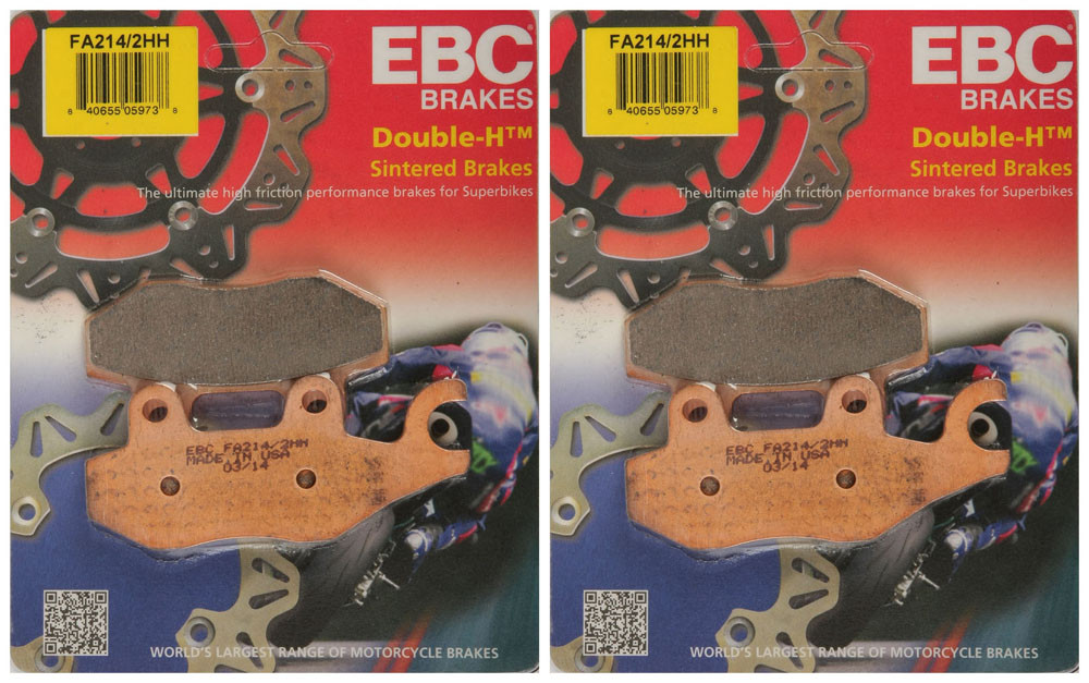 EBC Double-H Sintered Metal Brake Pads FA214 2HH (2 Packs - Enough for 2 Rotors)