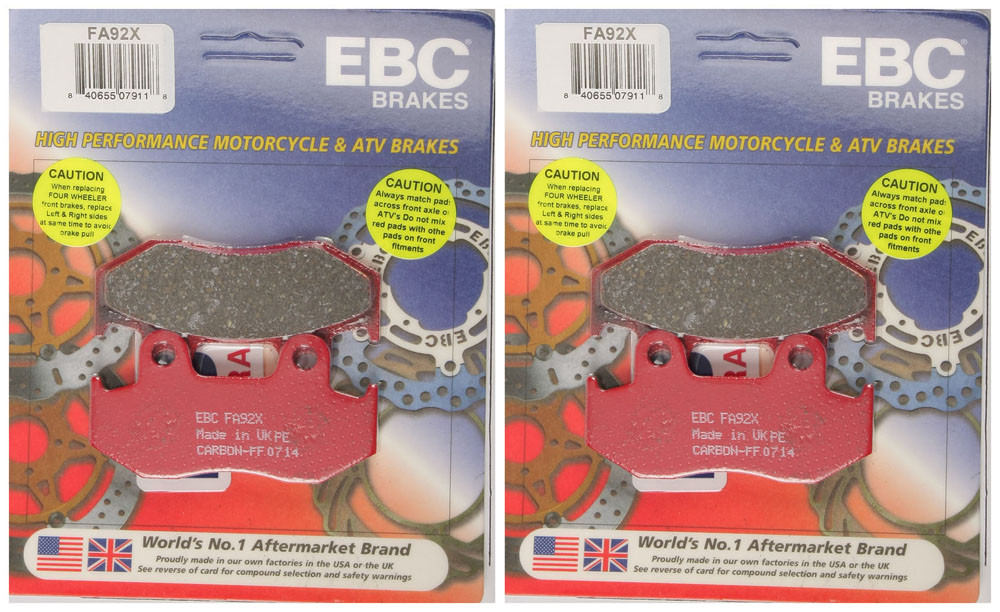EBC Sport Carbon X Brake Pads FA92X (2 Packs - Enough for 2 Rotors)