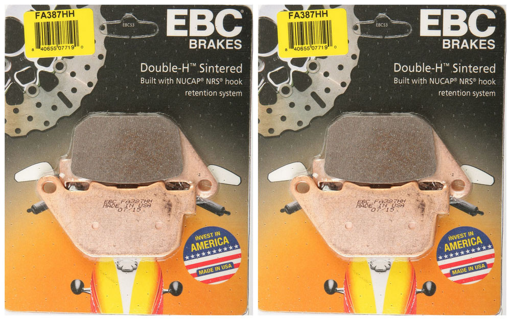 EBC Double-H Sintered Metal Brake Pads FA387HH (2 Packs - Enough for 2 Rotors)