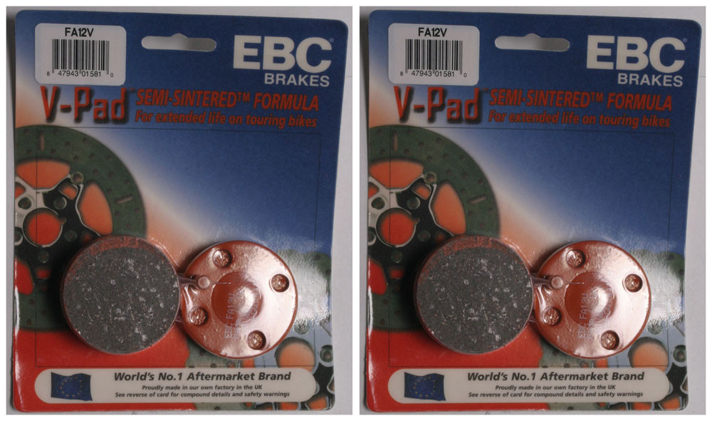 EBC Brake Pads FA12V (2 Packs - Enough for 2 Rotors)