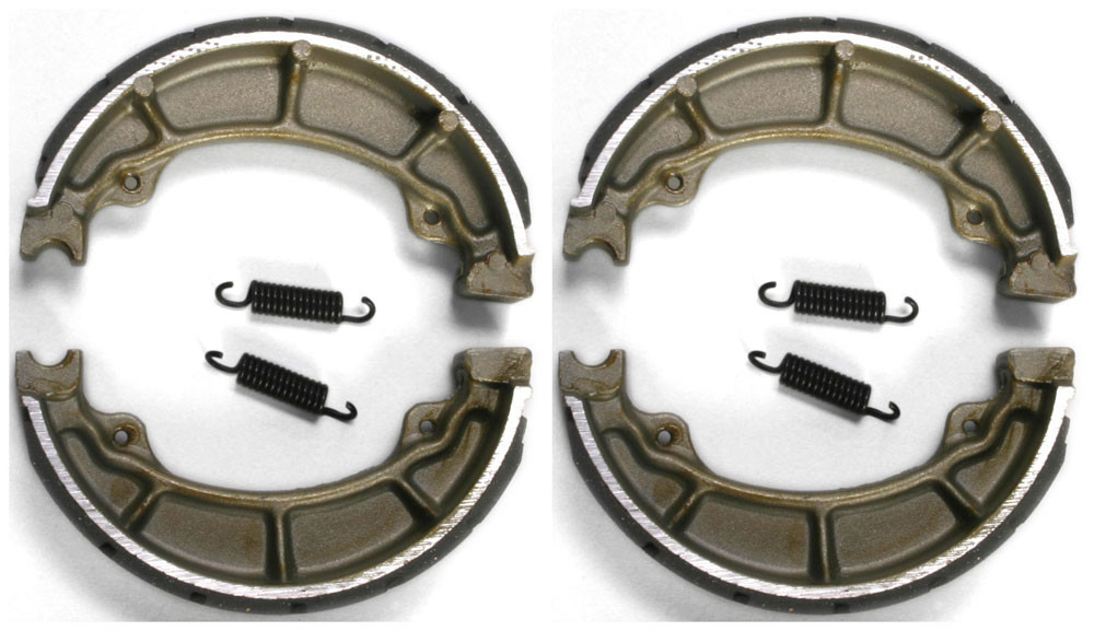EBC Grooved Organic Brake Shoes 307G (2 Packs - Enough for 2 Wheels)