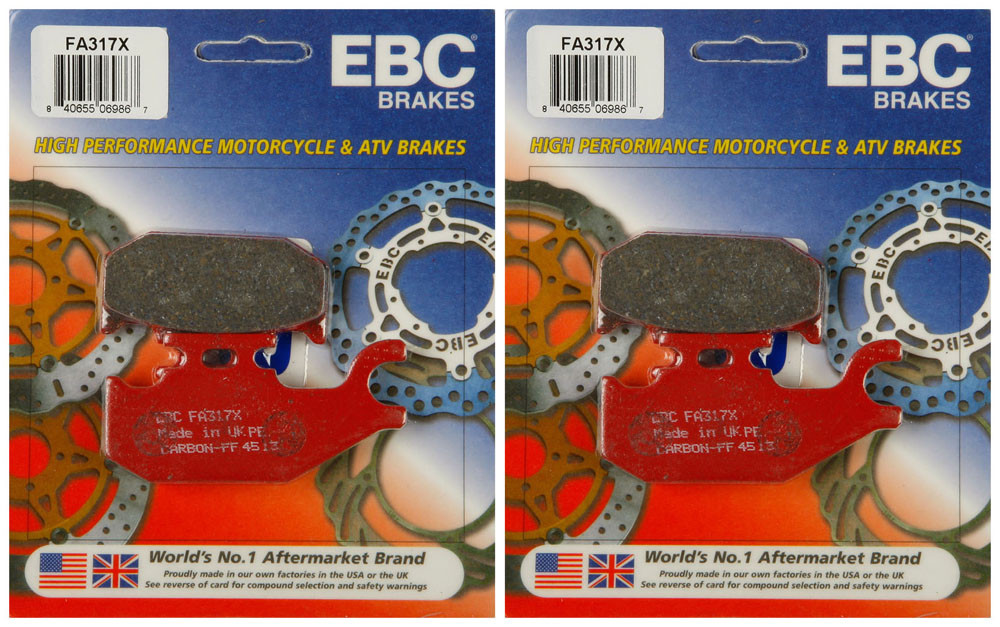 EBC Carbon X Brake Pads FA317X (2 Packs - Enough for 2 Rotors)