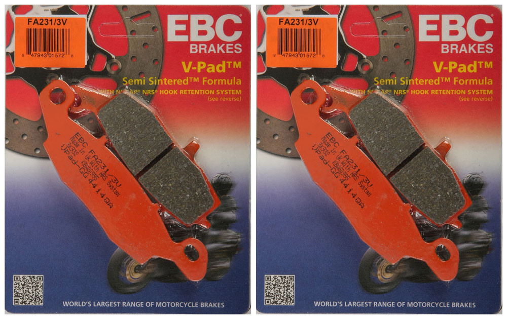 EBC Brake Pads FA231/3V (2 Packs - Enough for 2 Rotors)
