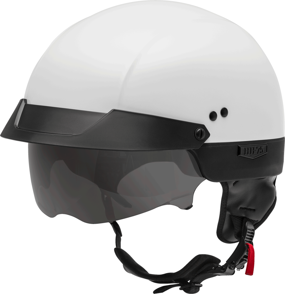 Gmax Hh-75 Half Helmet White