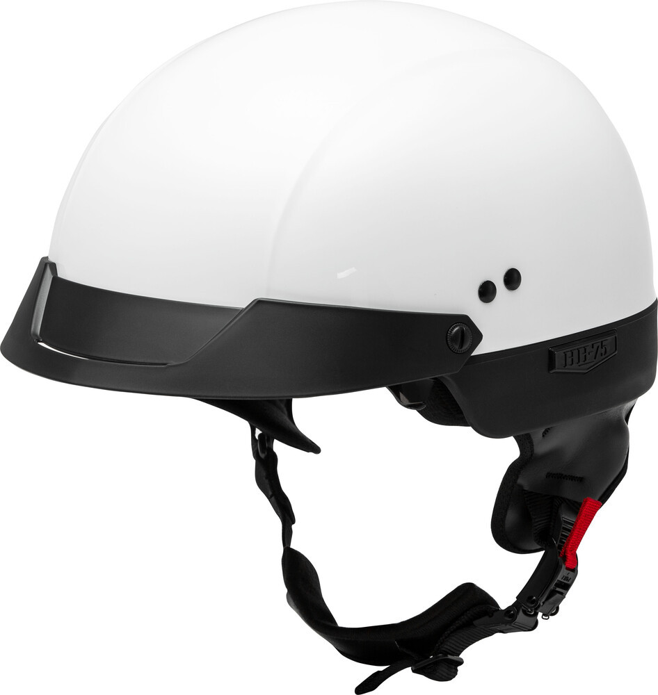 Gmax Hh-75 Half Helmet White