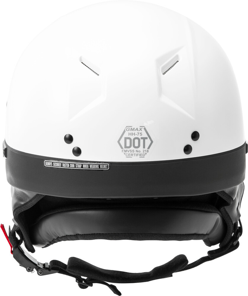 Gmax Hh-75 Half Helmet White