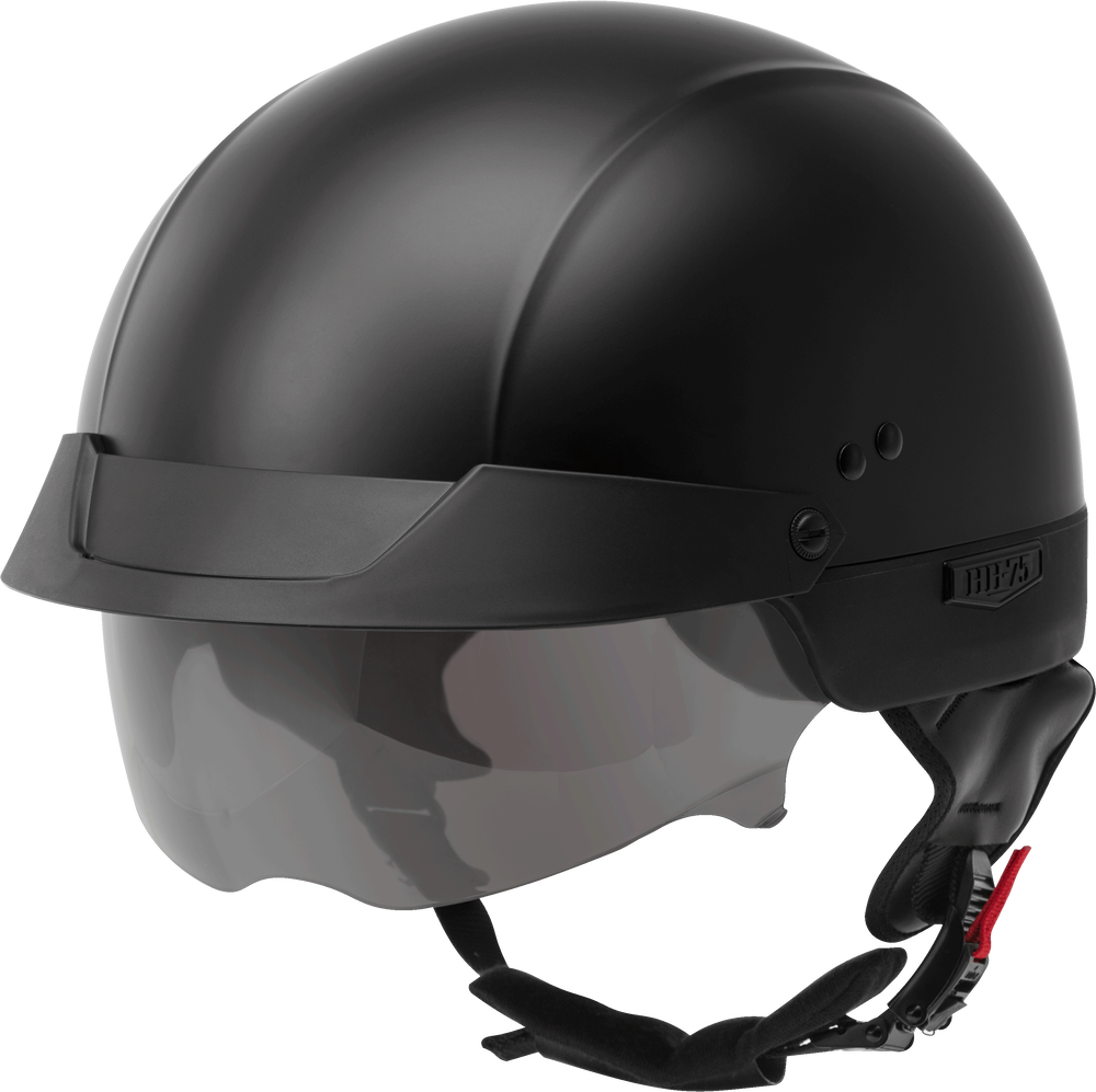 Gmax Hh-75 Half Helmet Matte Black