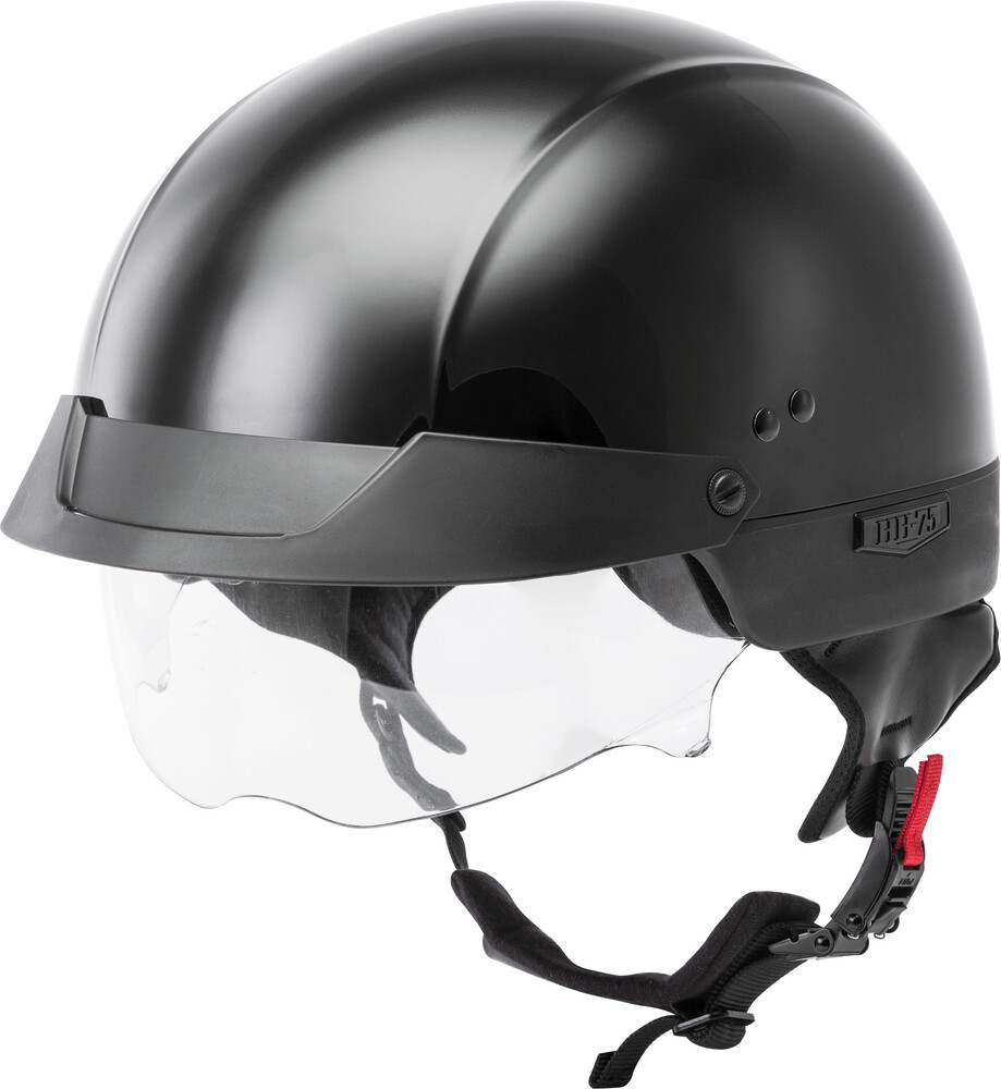 Gmax Hh-75 Half Helmet Black