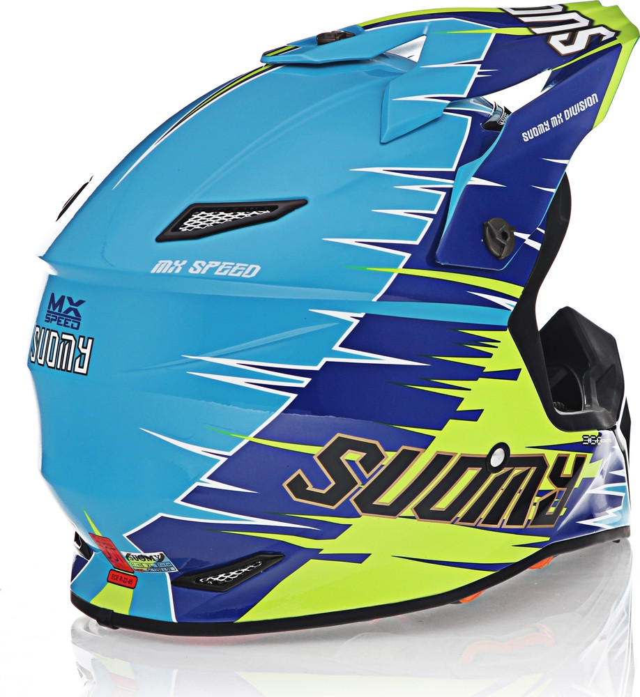 Suomy MX Speed Warp Blue Helmet