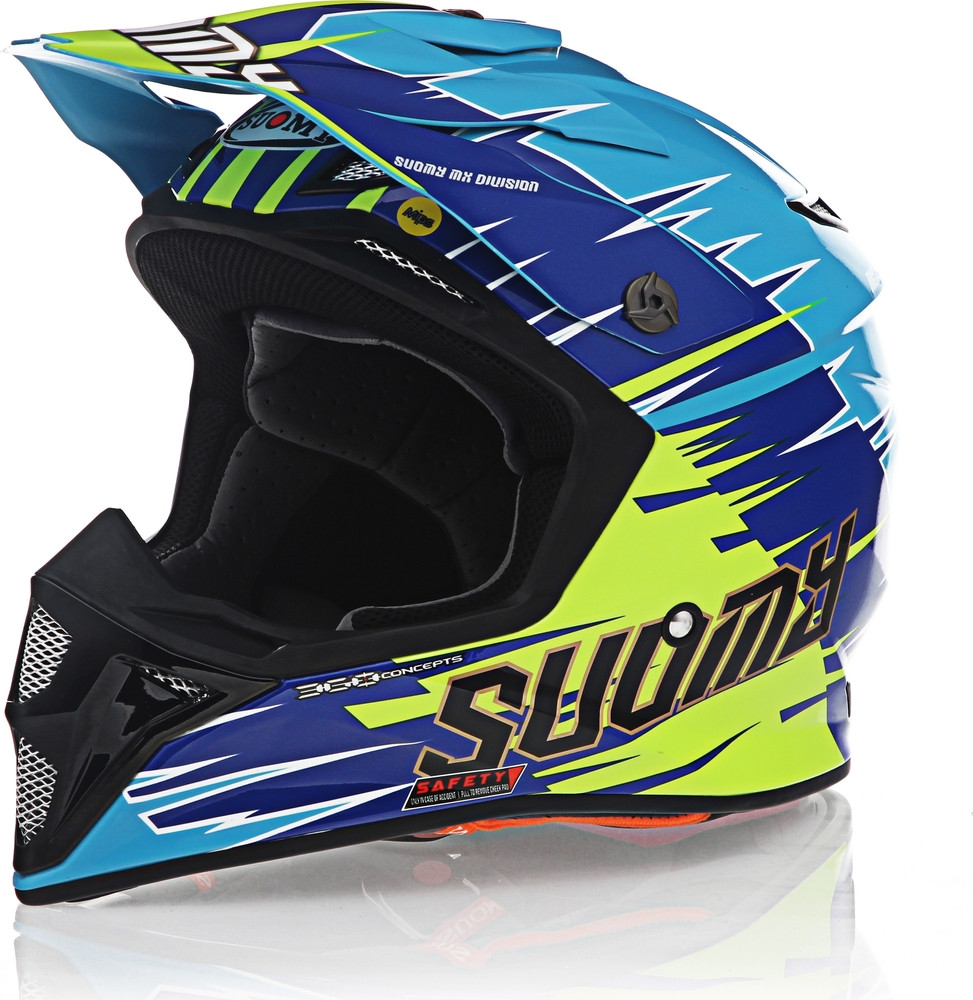 Suomy MX Speed Warp Blue Helmet