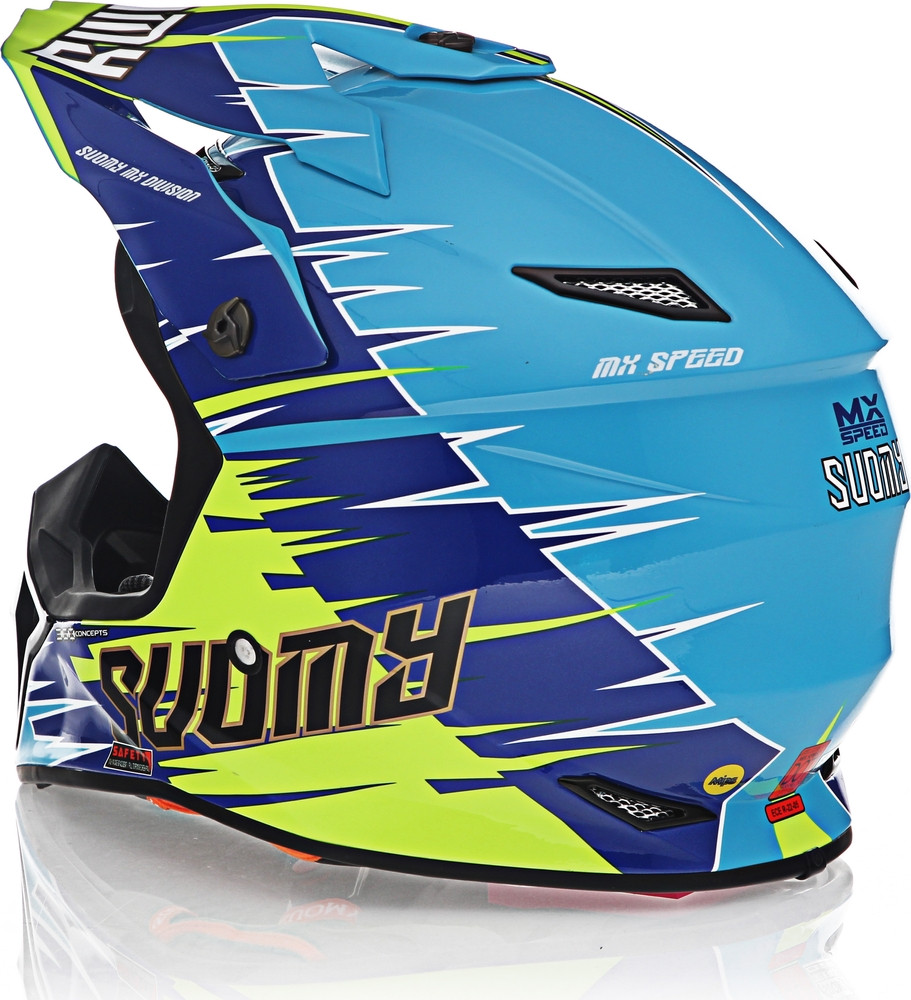 Suomy MX Speed Warp Blue Helmet