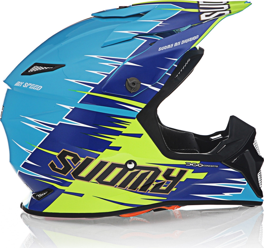 Suomy MX Speed Warp Blue Helmet