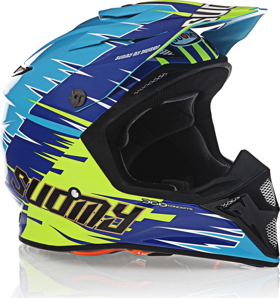 Suomy MX Speed Warp Blue Helmet