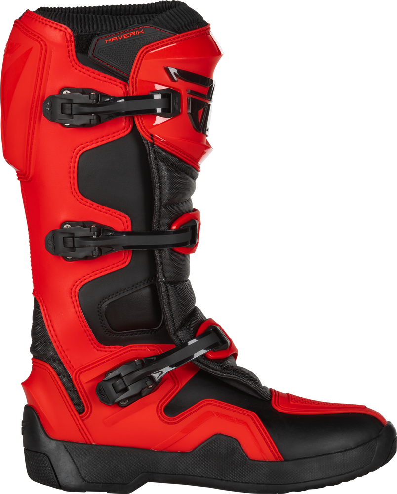 Fly Racing Maverik Boots Red Black