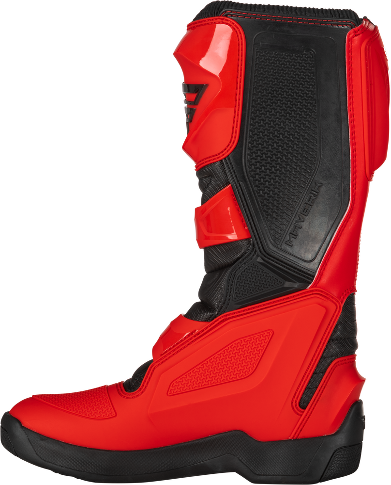 Fly Racing Maverik Boots Red Black