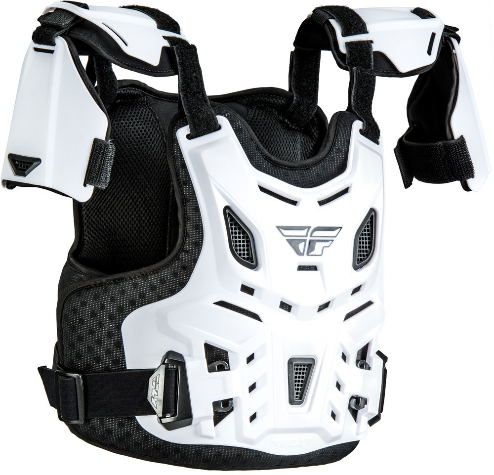 Fly Racing Ce Revel Roost Guard White Youth