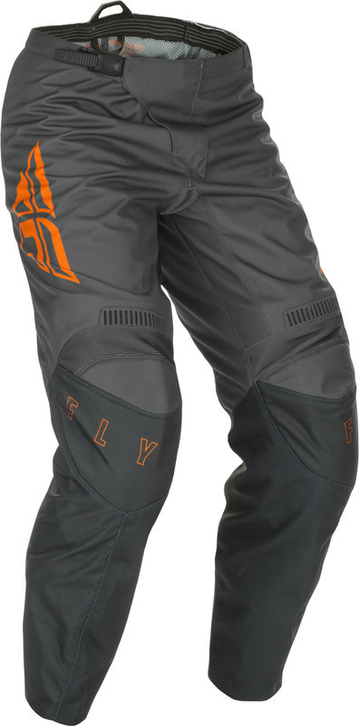Fly Racing Youth F-16 Pants Grey Orange