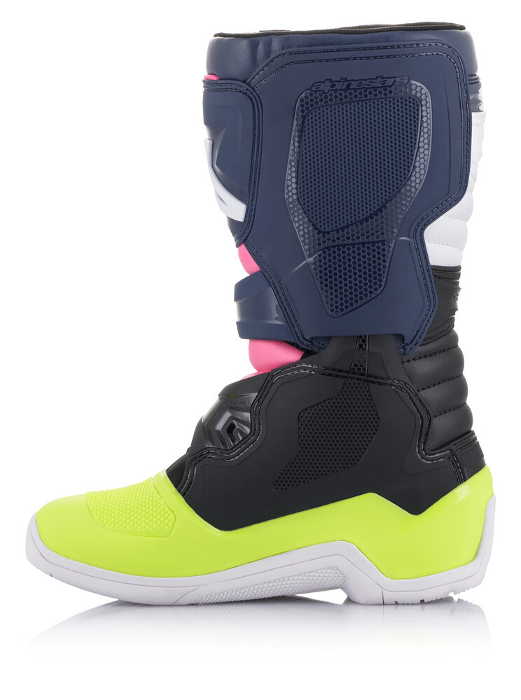 Alpinestars Tech 3S Youth Black Dark Blue Pink Fluo Boots