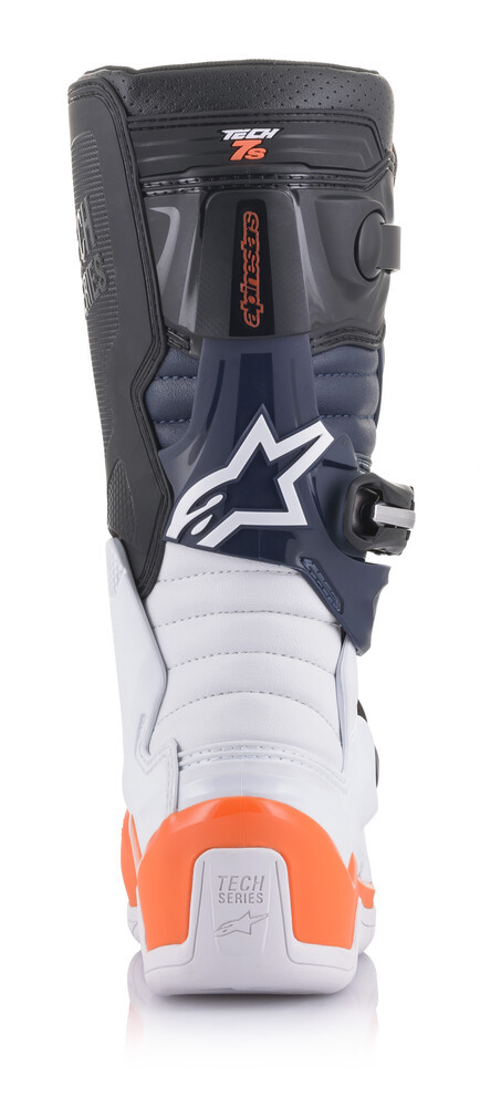 Alpinestars Tech 7S Black White Orange Fluo Boots
