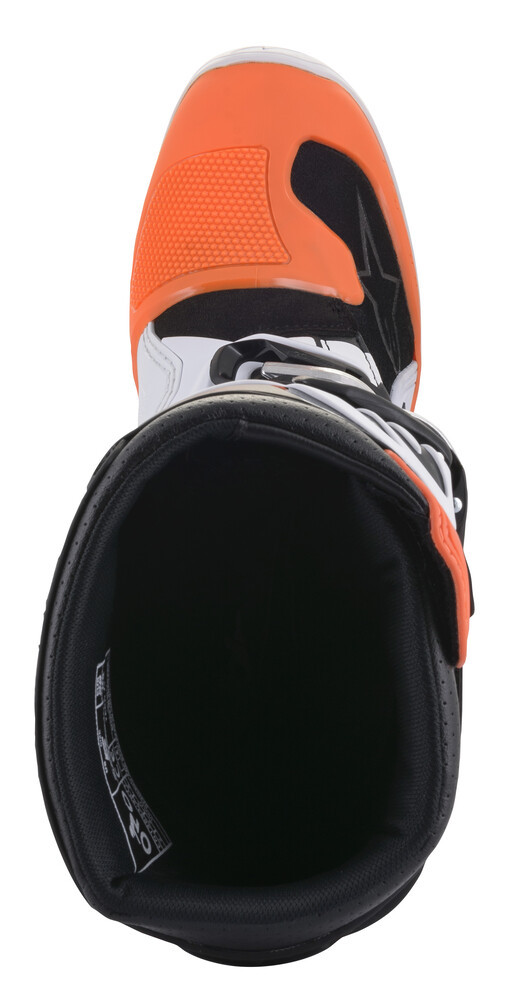 Alpinestars Tech 7S Black White Orange Fluo Boots