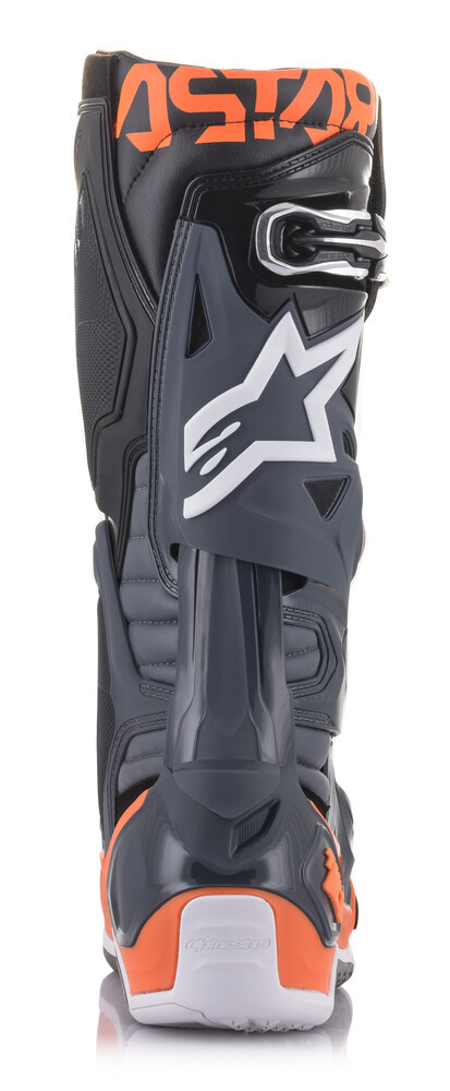 Alpinestars Tech 10 Cool Grey Orange Fluo Boots