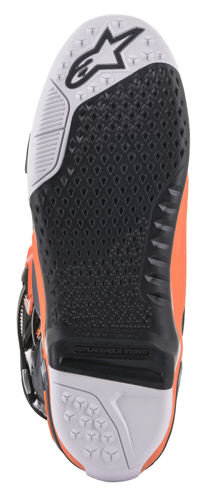 Alpinestars Tech 10 Cool Grey Orange Fluo Boots