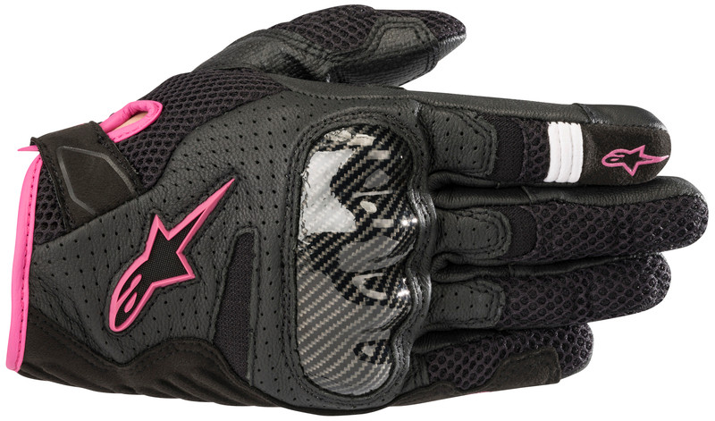 Alpinestars Stella Womens SMX-1 AIR V2 Black Pink Gloves